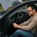 Por que o carro está falhando na partida?